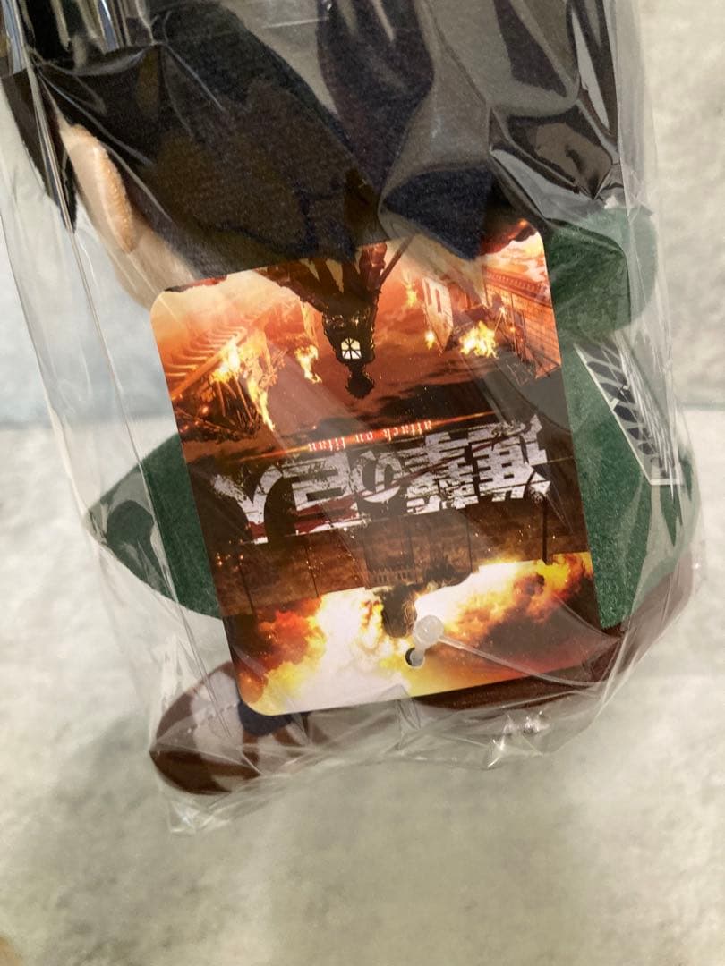 進撃の巨人 お座りぬいぐるみS リヴァイ　調査兵団 自由の翼