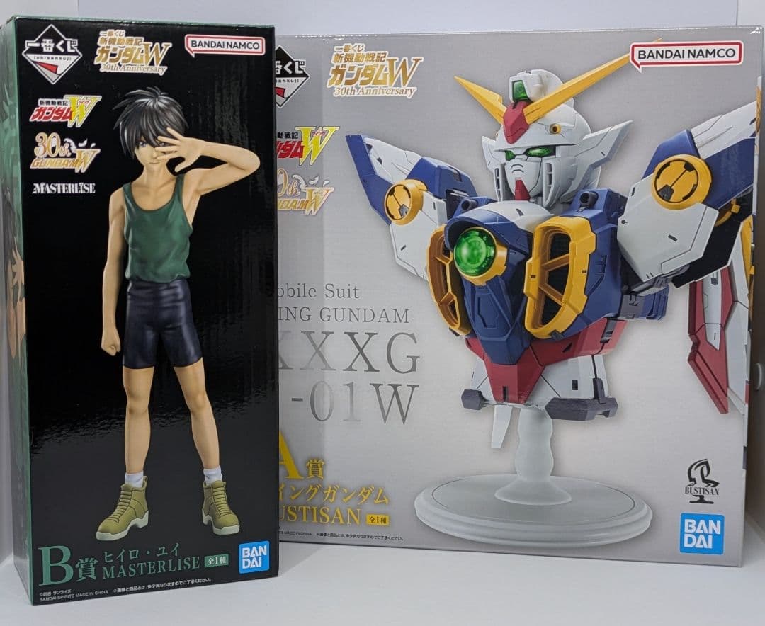 セット 一番くじ ガンダムW A賞 ウイングガンダム B賞 ヒイロユイ G賞6点