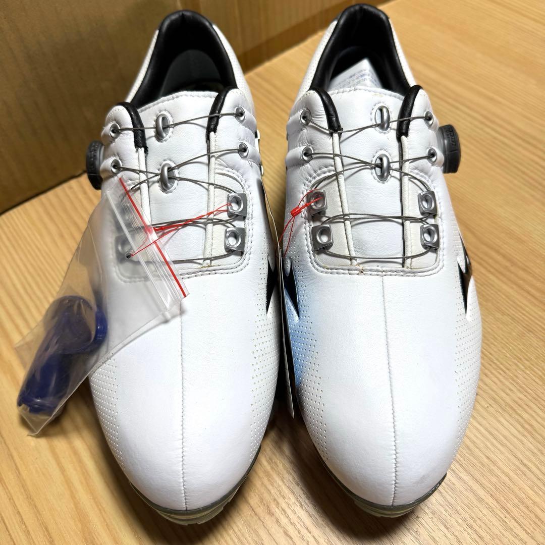 新品 MIZUNO ミズノ ゴルフシューズ スパイク GENEM 25.5cm