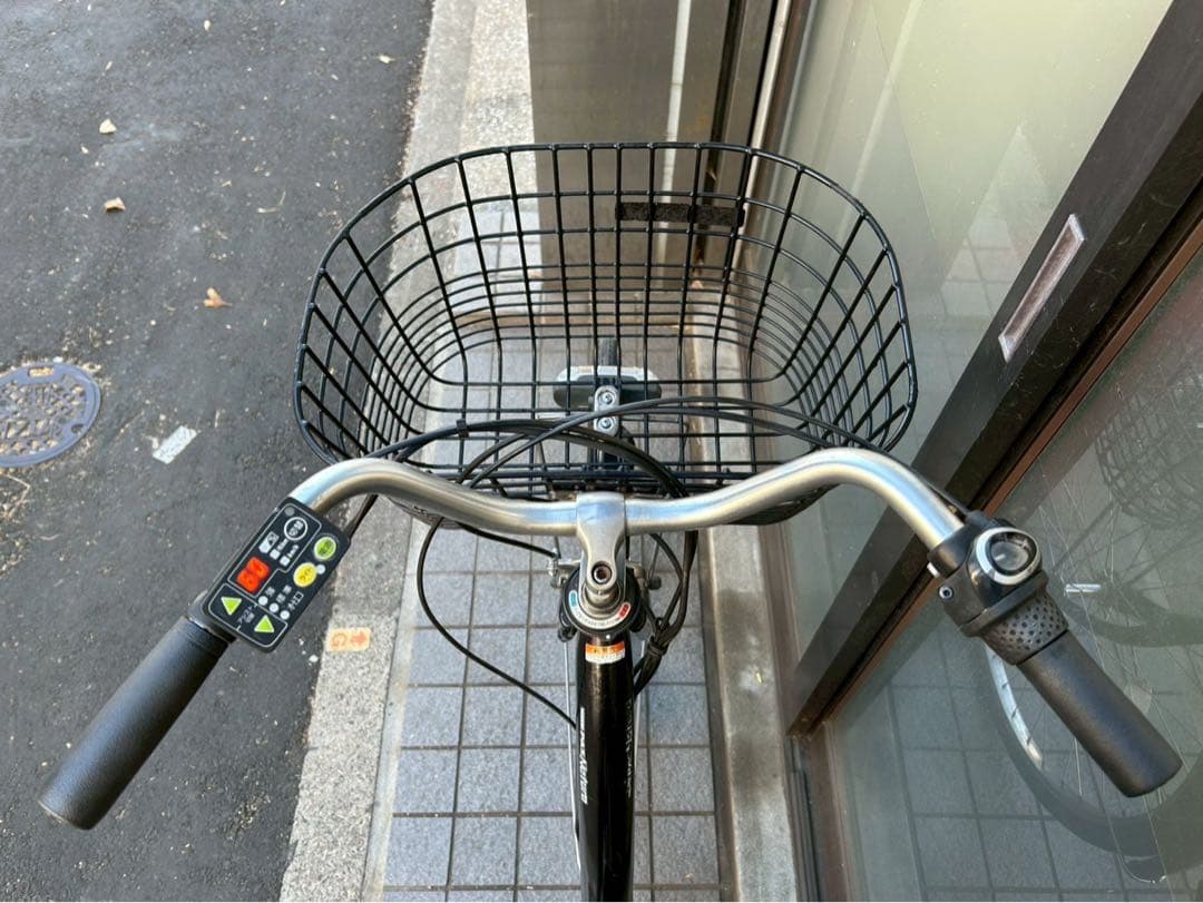 中古電動自転車 ヤマハ パスナチュラ 26インチ　ブラック 横浜№3708