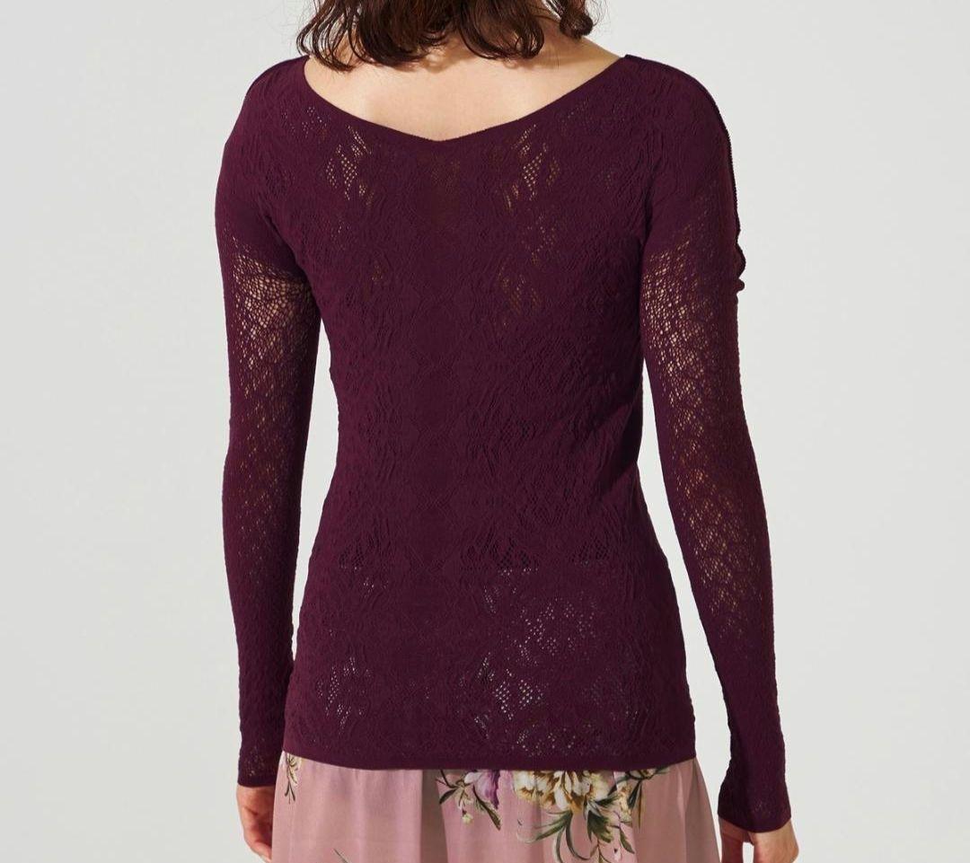 チャコット　ノーソーイングニット　前後2way 長袖