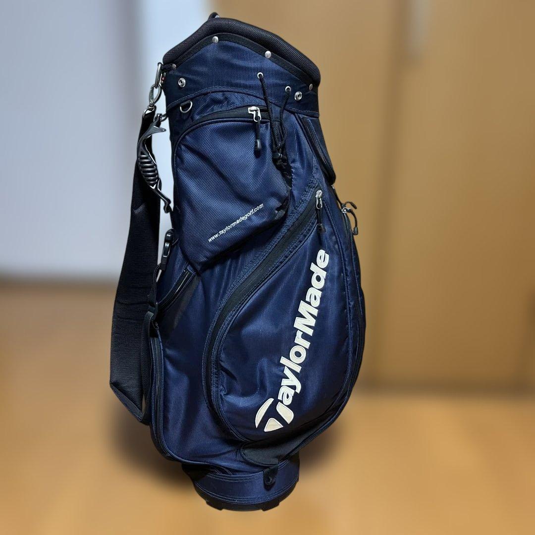 TaylorMade 軽量ゴルフバッグ ネイビー フード付き