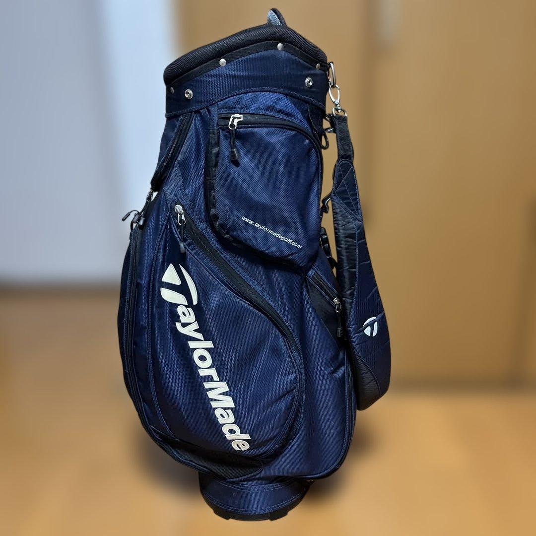 TaylorMade 軽量ゴルフバッグ ネイビー フード付き