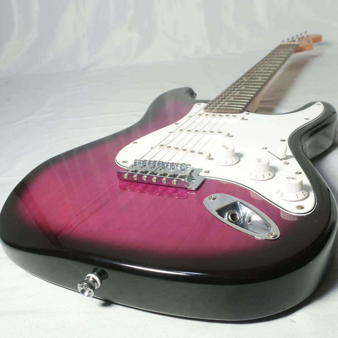 美品 SELDER ストラトタイプ エレキギター パープル