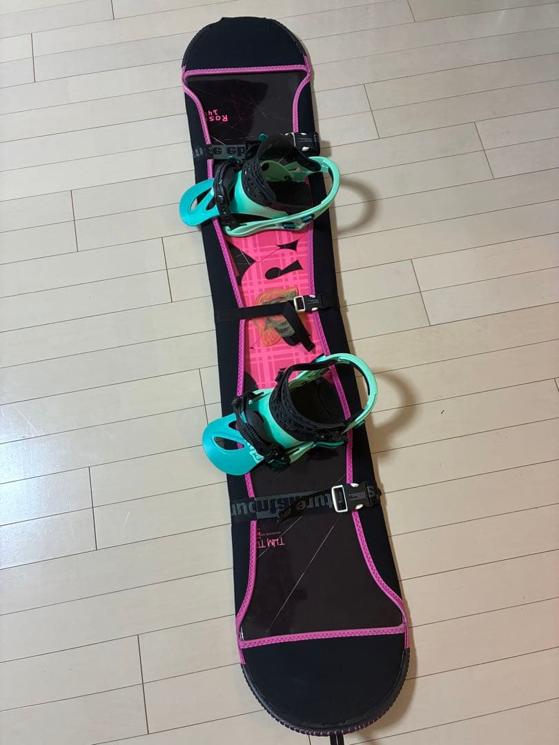FLUX GU スノーボードセット 144cm オーストリア製ボード　カバー付