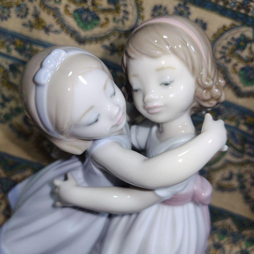 リヤドロ 仲良しのごあいさつ ポーセリン 2003年製