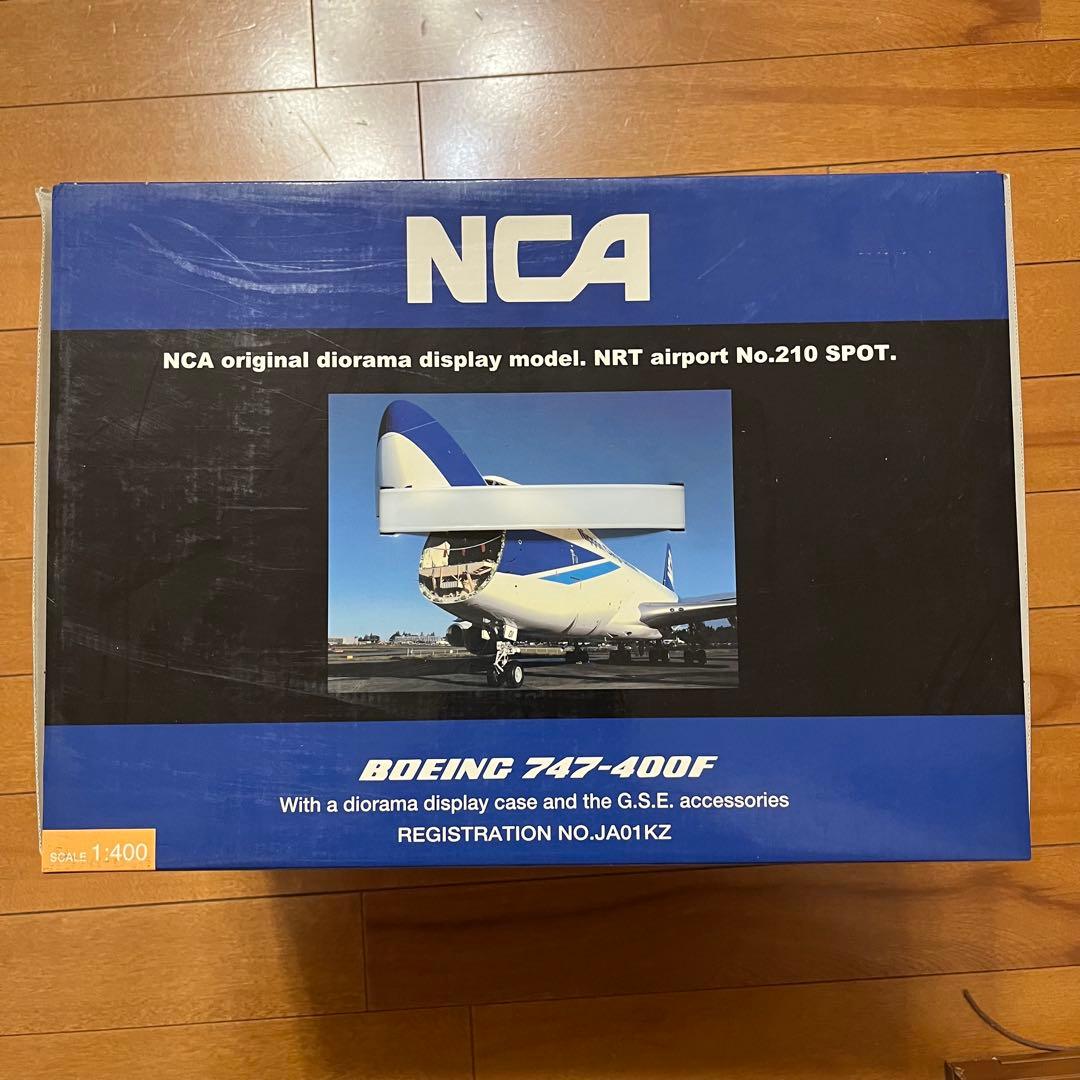NCA B747-400F型 成田空港 210番スポット ジオラマセット
