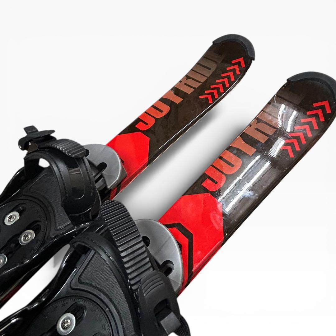 JOY RIDE ショートスキー 99cm スノボーブーツ対応 ビインディングS