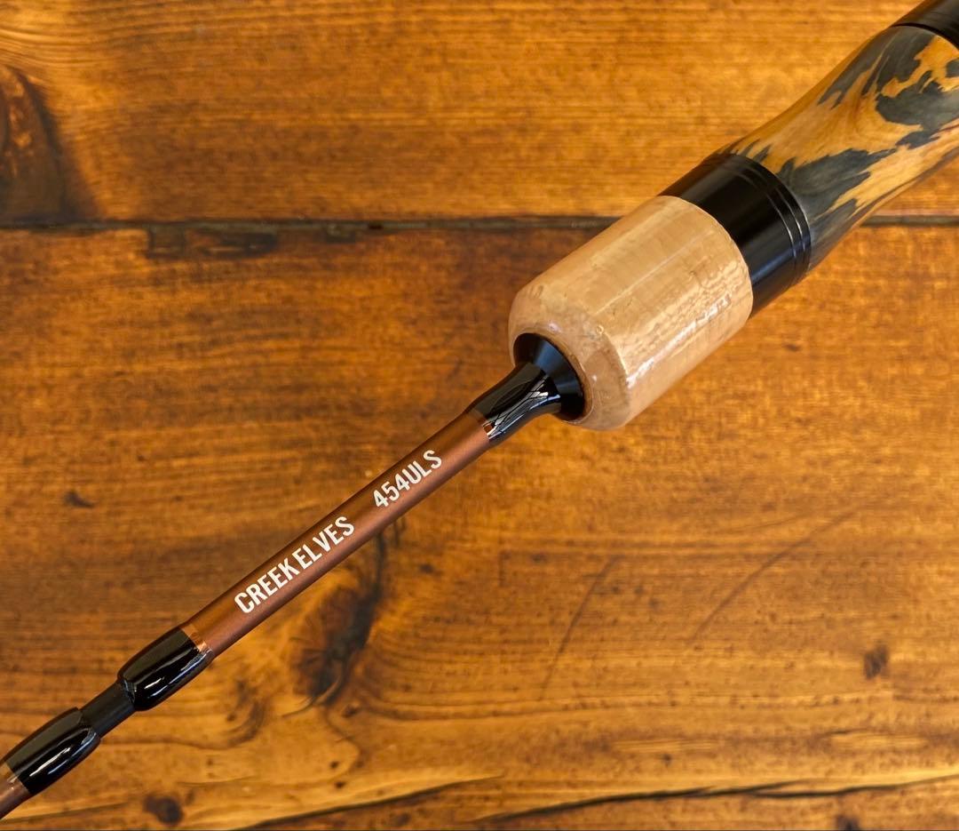 トラウトロッド　パックロッド　スピニングロッド　渓流釣り　天然木グリップ　源流