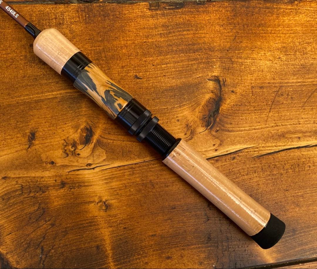 トラウトロッド　パックロッド　スピニングロッド　渓流釣り　天然木グリップ　源流