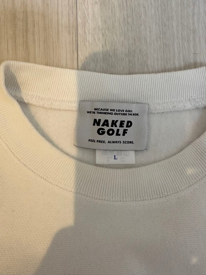 NAKED GOLF ネイキッドゴルフ 裏起毛 スウェット トレーナー
