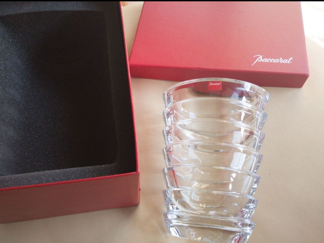 【未使用品】Baccarat バカラ 花瓶 上品なフラワーベース アルルカン