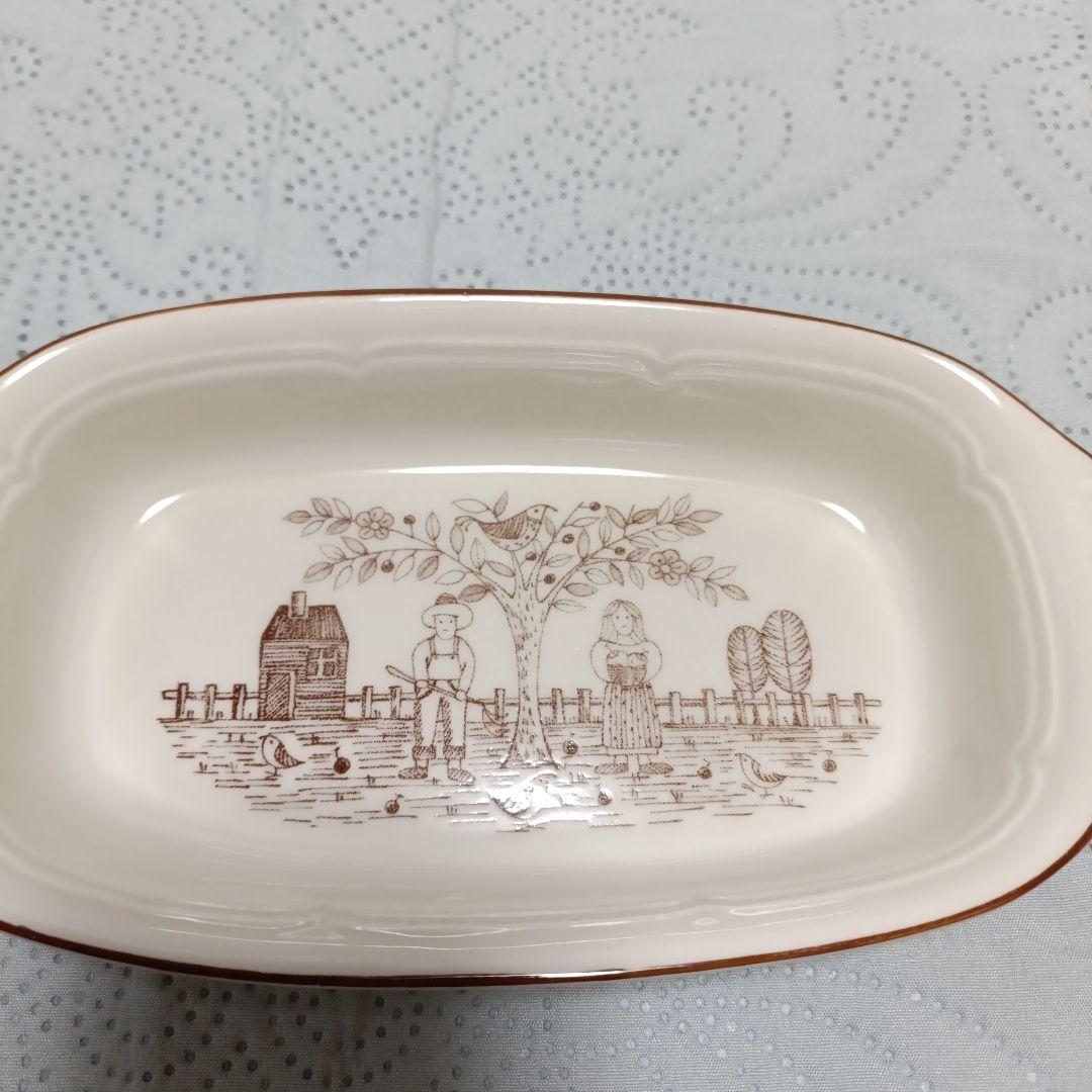 イロコイ社製ビンテージ　骨董品　［ステージコーチ•アット•ジ•イン］のプラッター