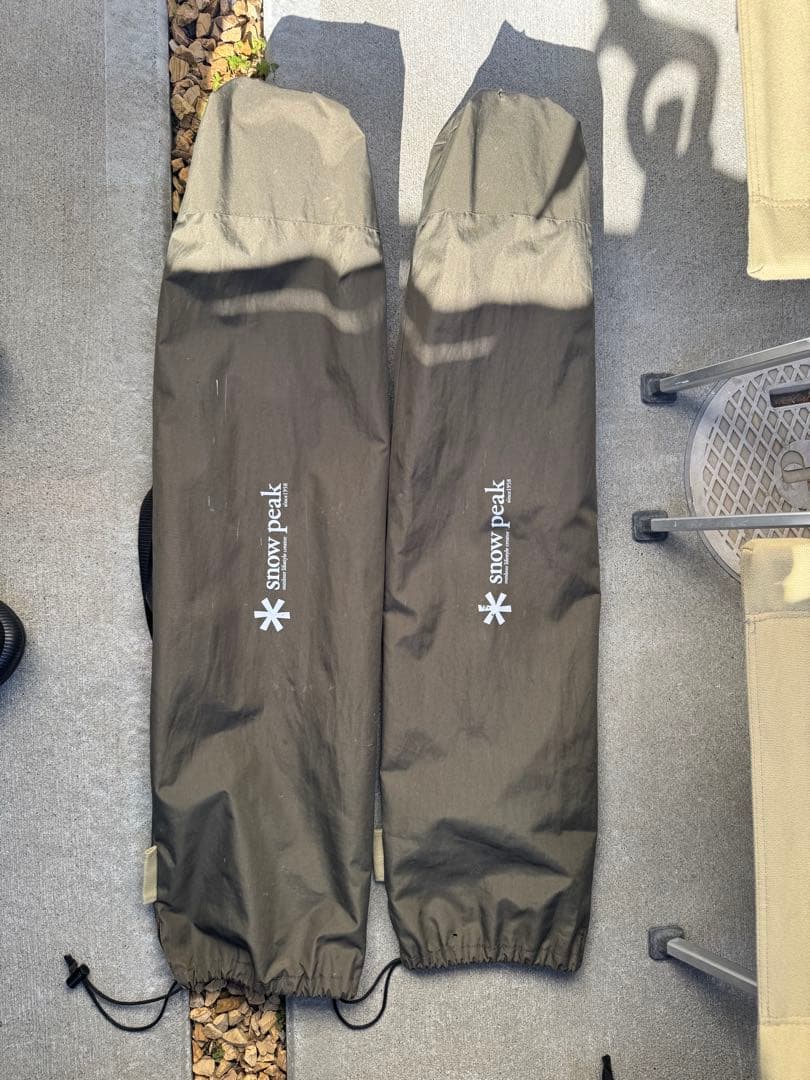  Peak スノーピークローチェア30カーキ 2脚セットクッション付き