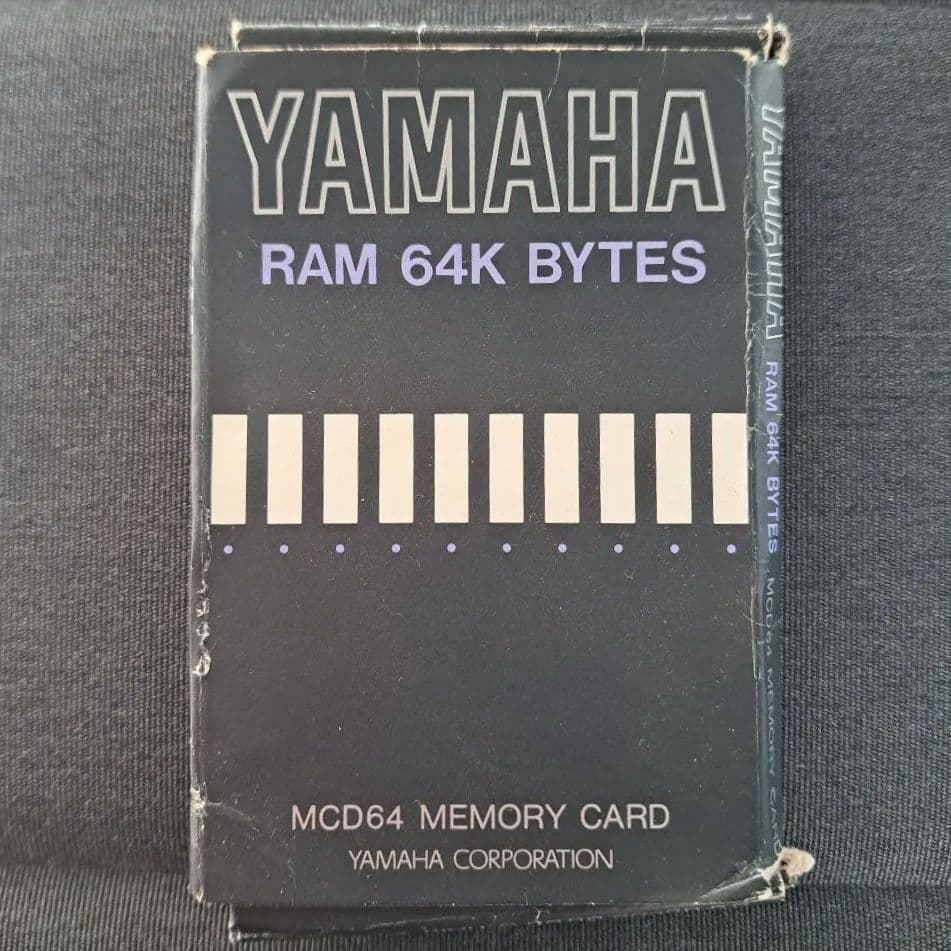 YAMAHA MCD64 メモリーカード 64K RAM