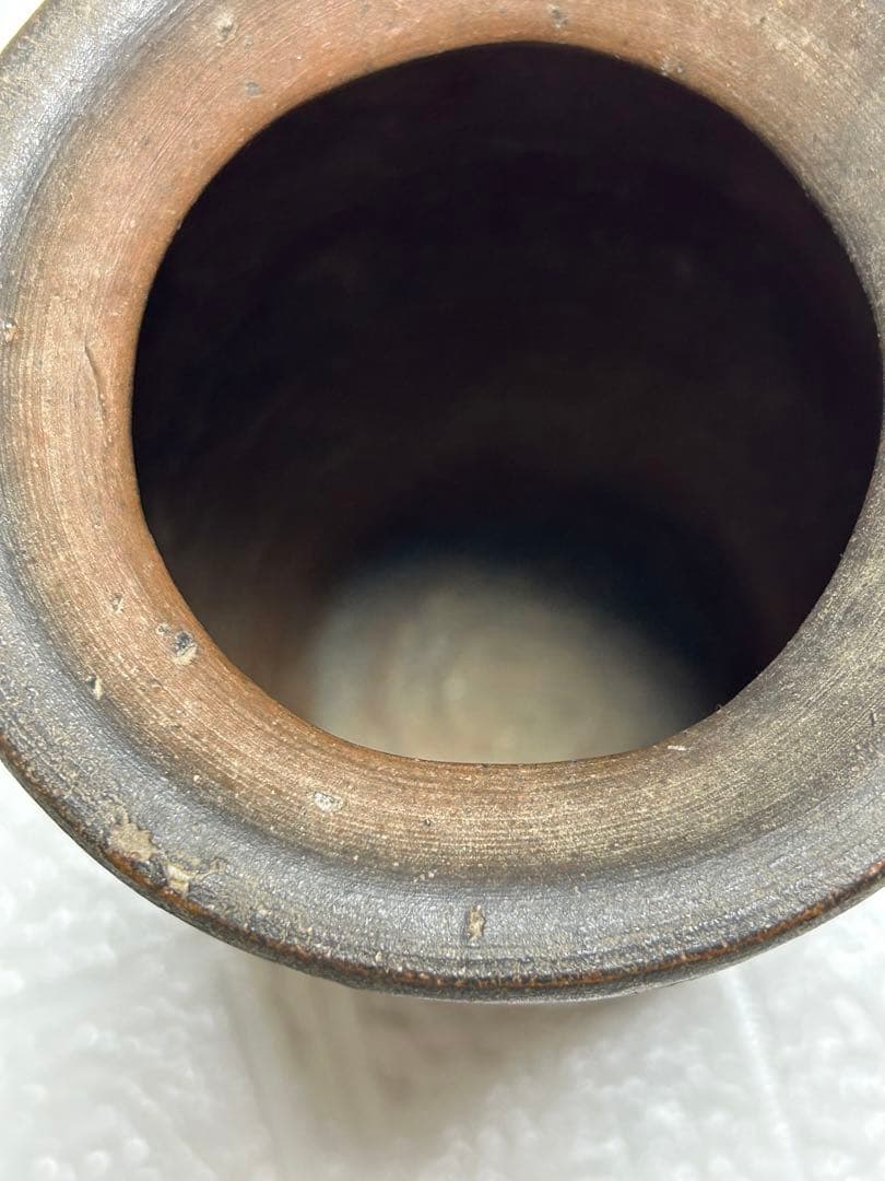 古備前焼　壺　元亀２年刻印