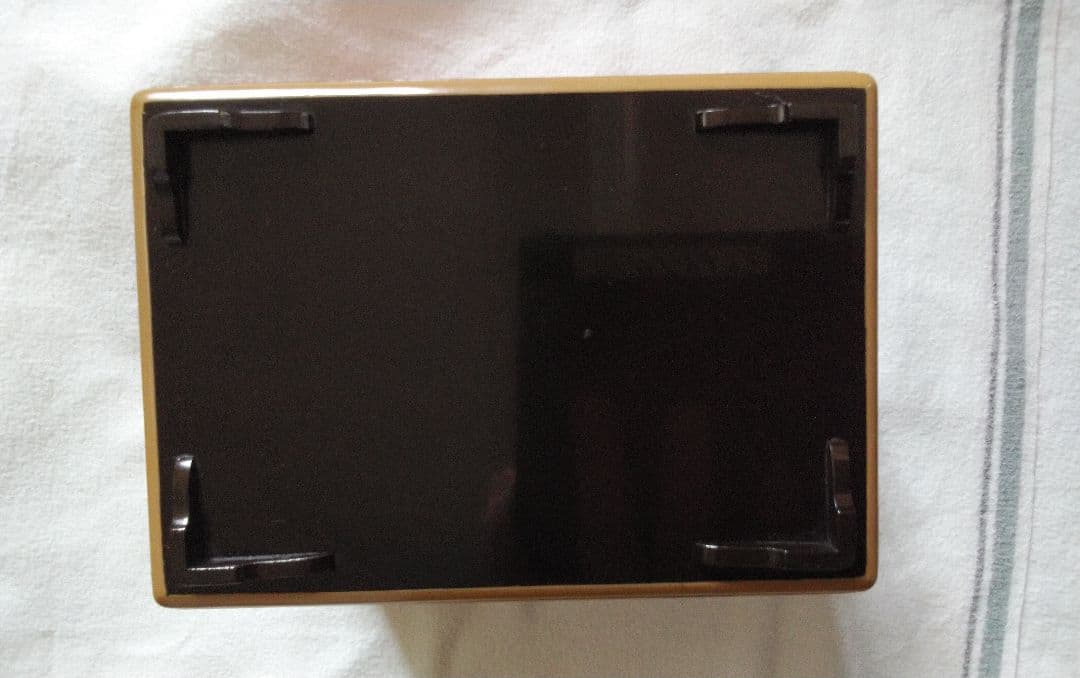 本漆塗り、浮世絵美人画小物入れ【昭和天皇へ作品献上者の作品】