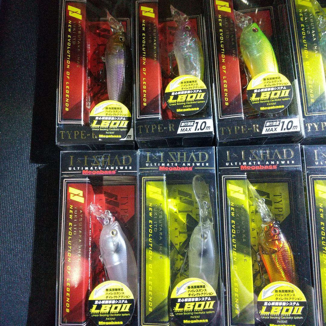 Megabassメガバス.IxIシャッド10個セット TYPE-R.TYPE-3