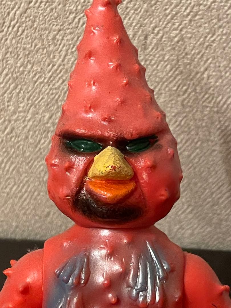 【仮面ライダー怪人】ヒトデンジャー　旧バンダイ　当時物　ソフビ