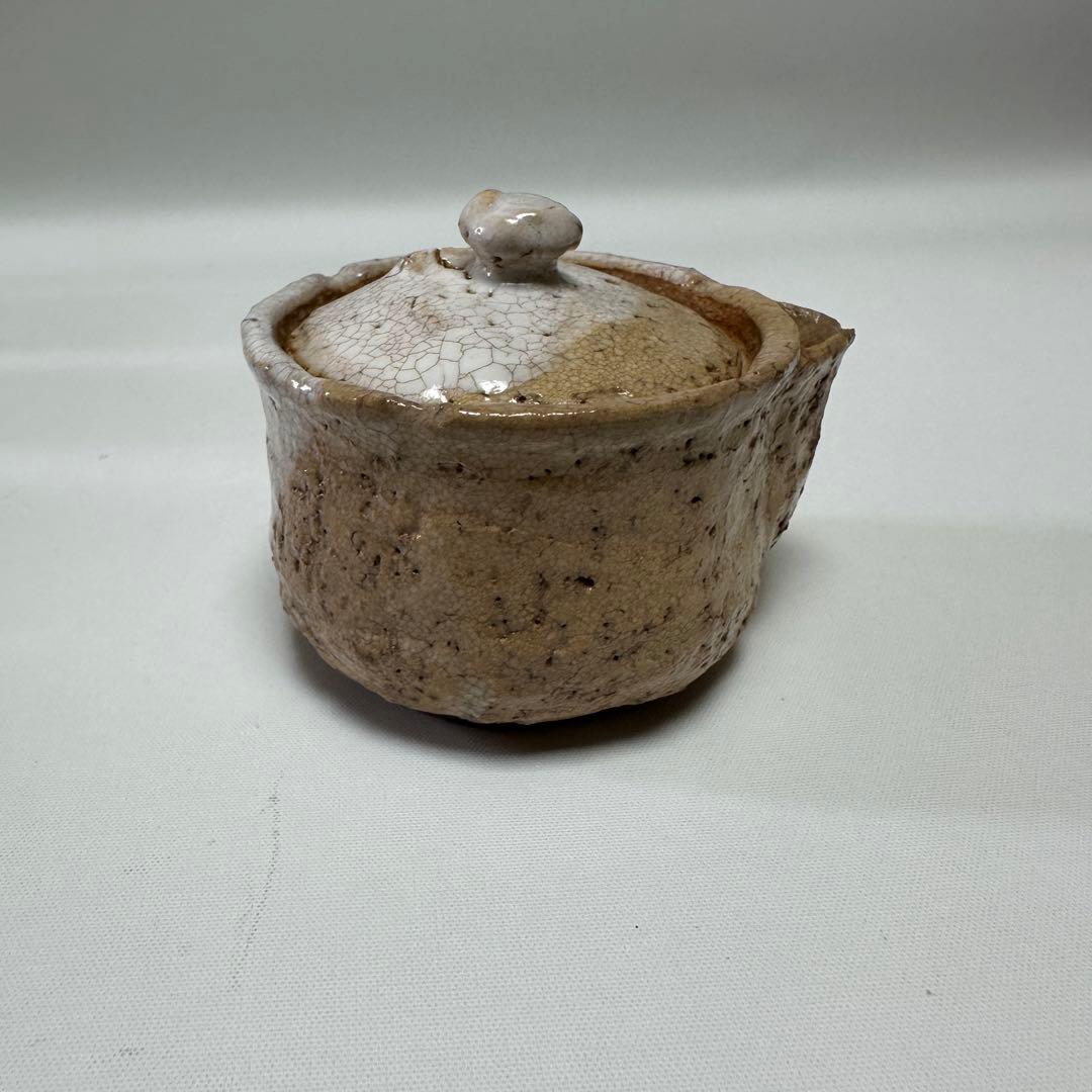 人間国宝 十代 三輪休雪（休和） 造 萩焼 煎茶器揃 宝瓶 茶器８点セット