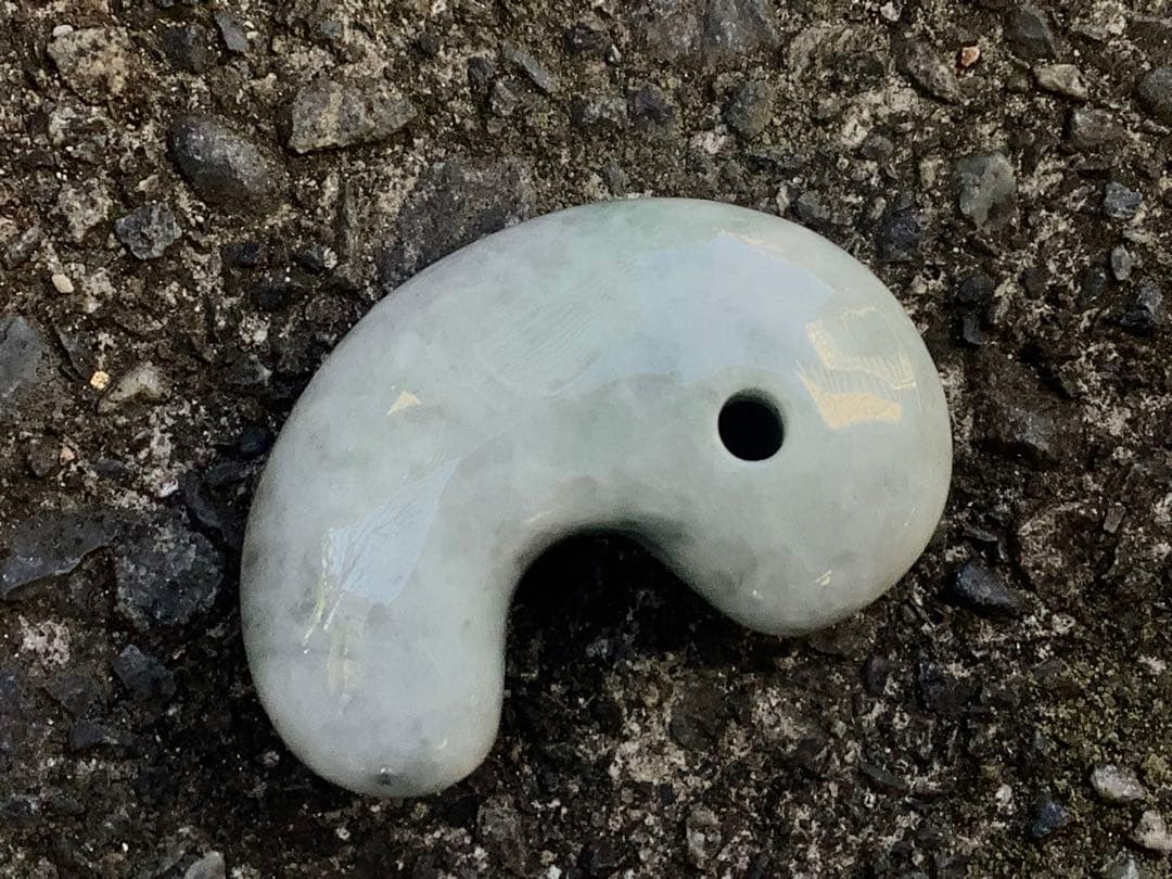 ✳激安‼️特別安価　糸魚川翡翠アイスジェイド*氷肌目　古代からのお守り　機械鑑定付