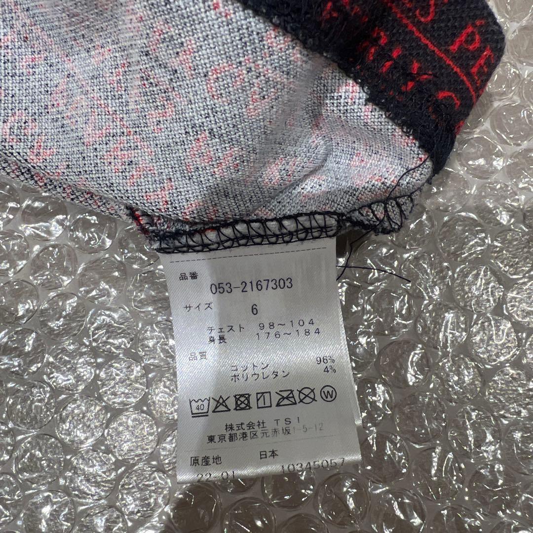 【新品タグなし】PEARLY GATES 半袖ハイネックカットソー6 XL LL