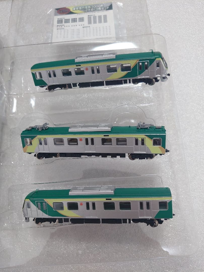 上級者アンテナ仕上 TN化動力付Nゲージ化 東急 7000系 ２代目 3両