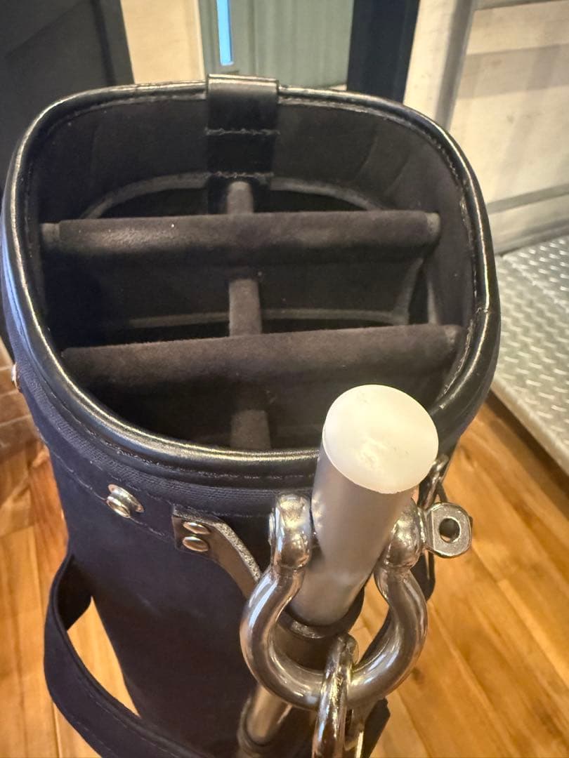 木の庄帆布　ネイビー ゴルフバッグ キャディバッグ