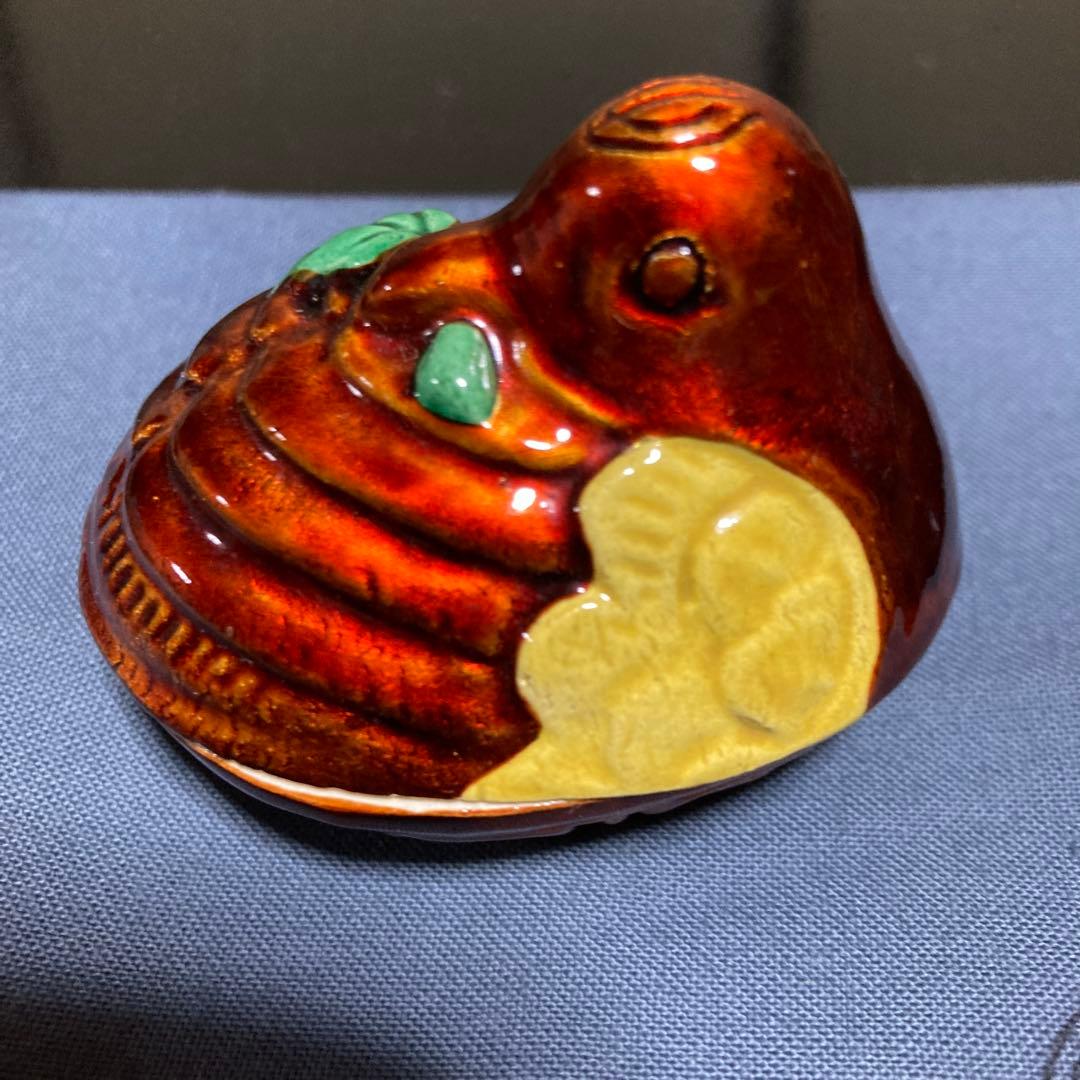 茶道具　香合『交趾白檀』『花喰鳥香合』　 【中村翠嵐造】