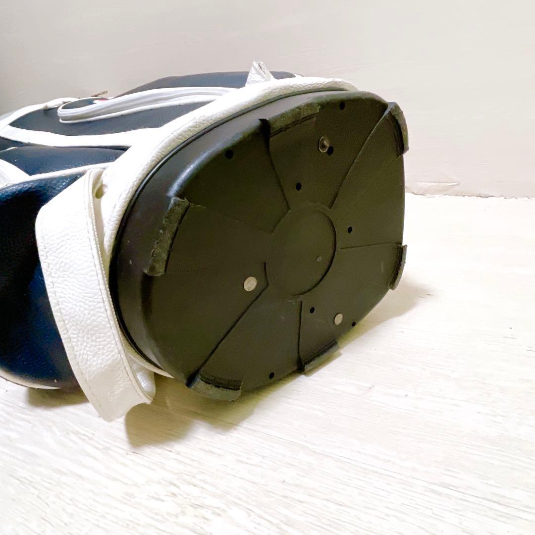 サイコバニー キャディバッグ ゴルフバッグ　 9.5型 6分割 ネイビー