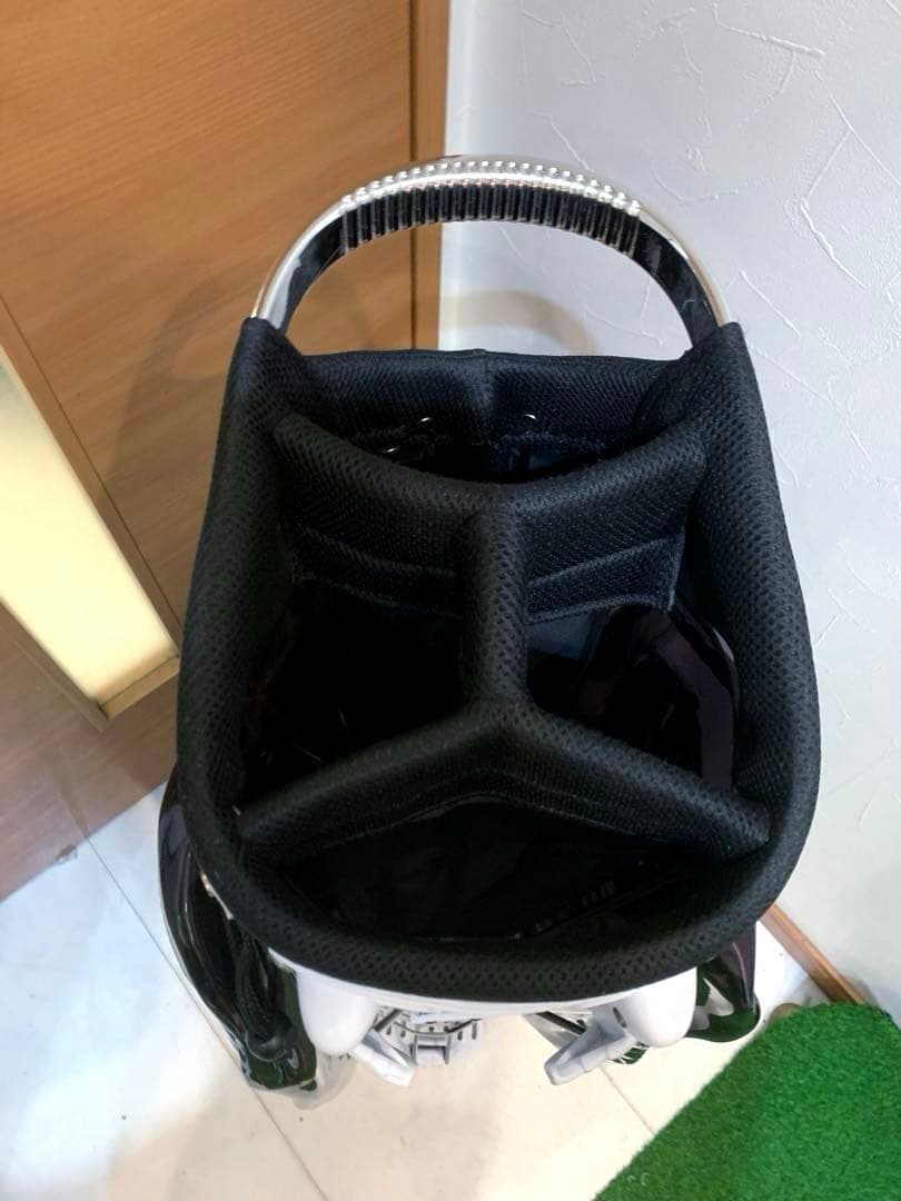 希少　完売　限定　エリート　スタンドキャディバッグ　クリアブラック