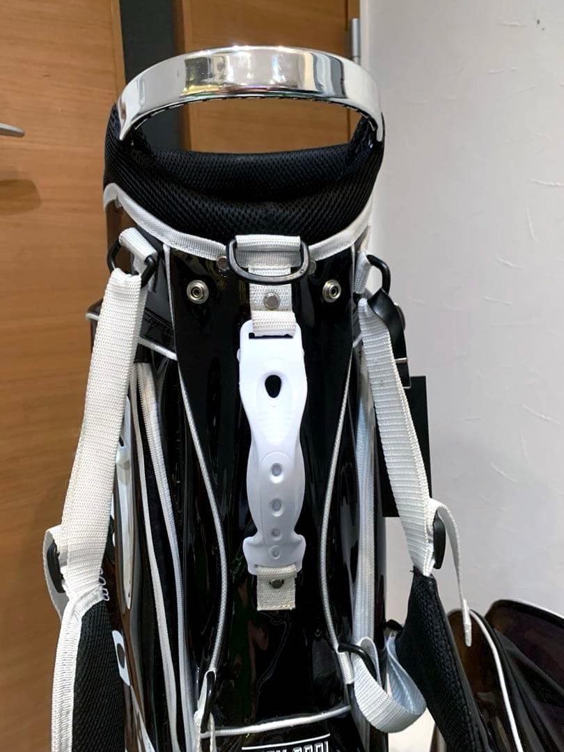 希少　完売　限定　エリート　スタンドキャディバッグ　クリアブラック