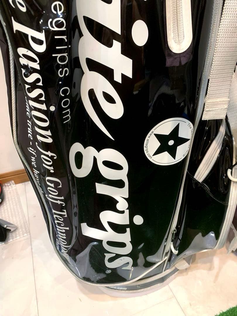 希少　完売　限定　エリート　スタンドキャディバッグ　クリアブラック