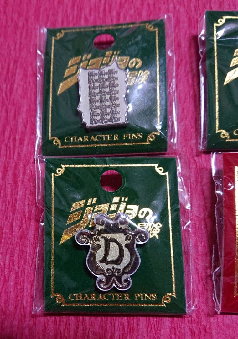ジョジョの奇妙な冒険 ピンバッジ DIO ピンズ 無駄無駄 ザ・ワールド 3部