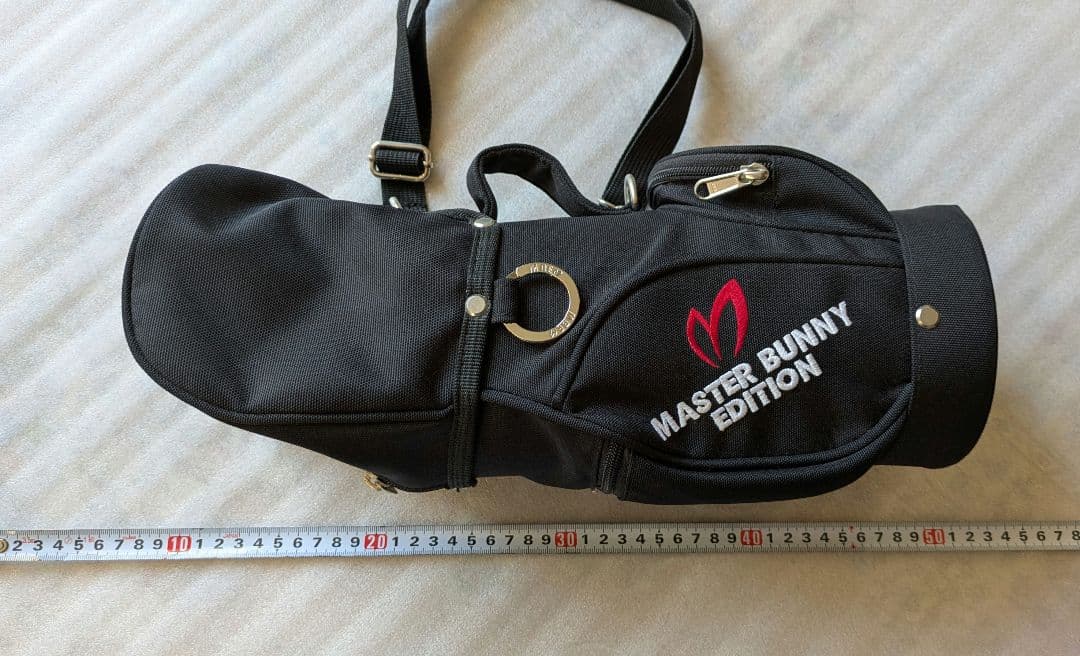 マスターバニー　キャディバッグ型ミニバッグ　黒