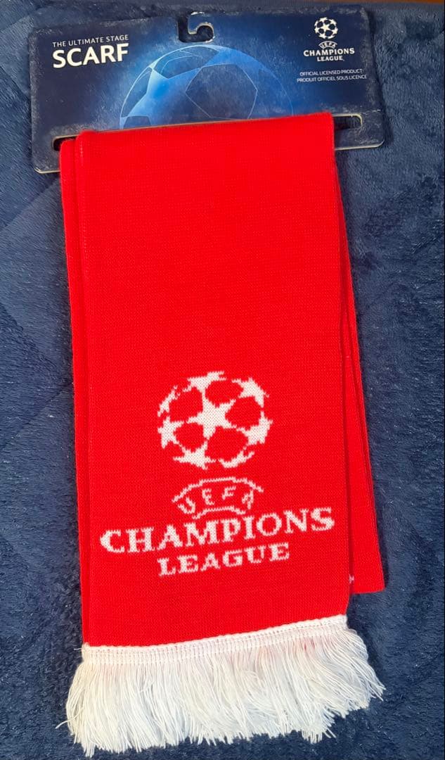 【優勝記念品/日本未発売】 リバプール チャンピオン リーグ　18/19マフラー