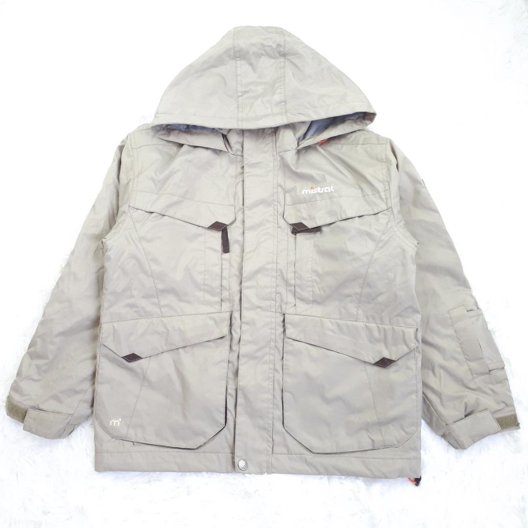 美品◎mistral ミストラル キッズ スキーウェアセットアップ 防水 防寒