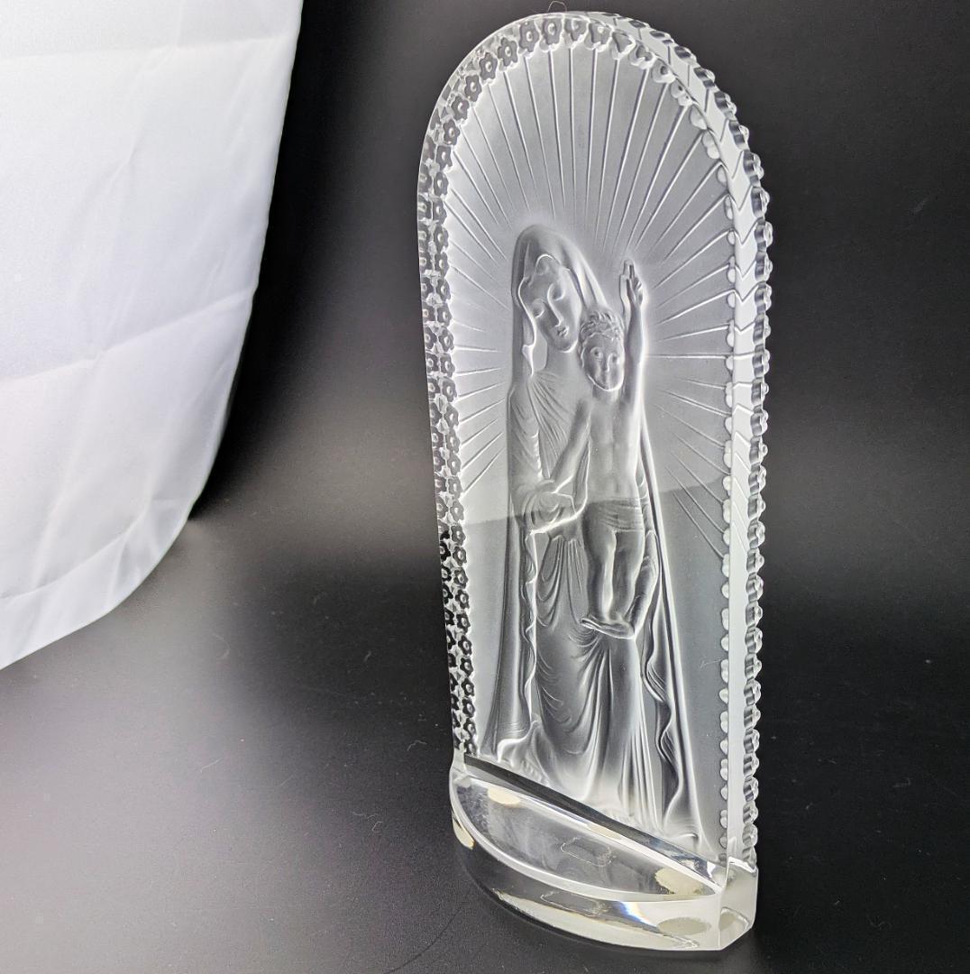 ラリック 聖母子像 Vierge à l'enfant 限定復刻 手彫りサイン入