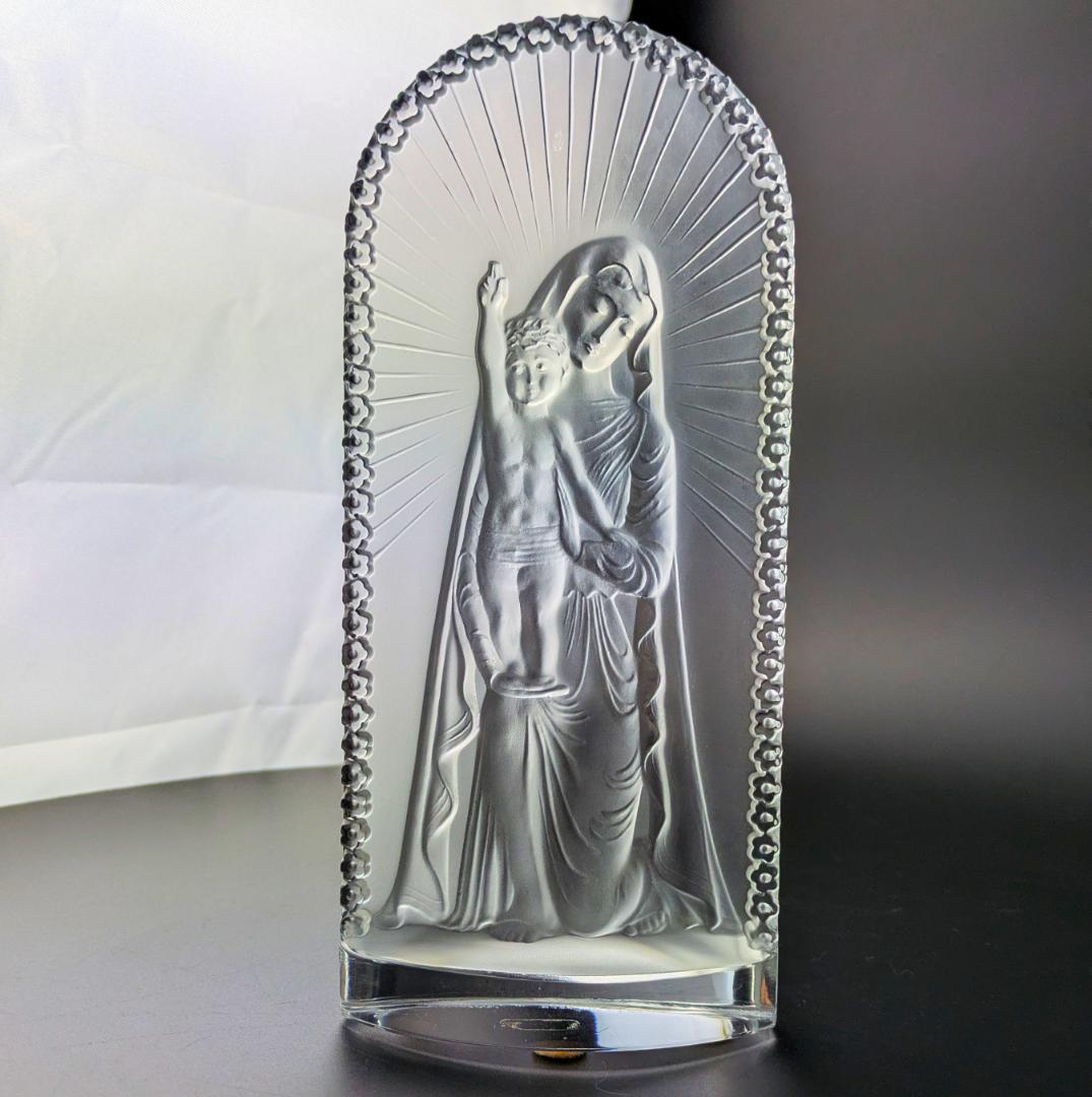 ラリック 聖母子像 Vierge à l'enfant 限定復刻 手彫りサイン入