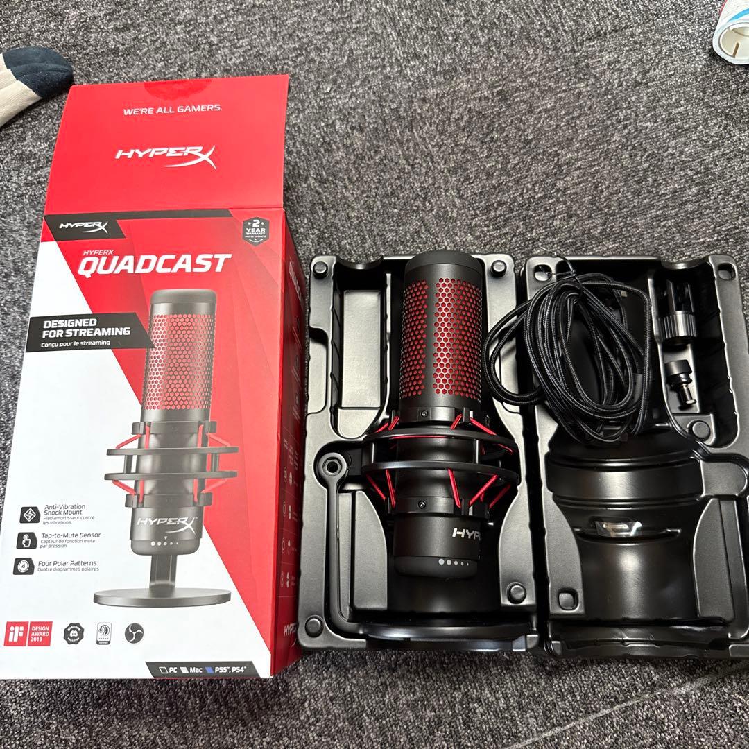 HYPERX QUADCAST コンデンサーマイク
