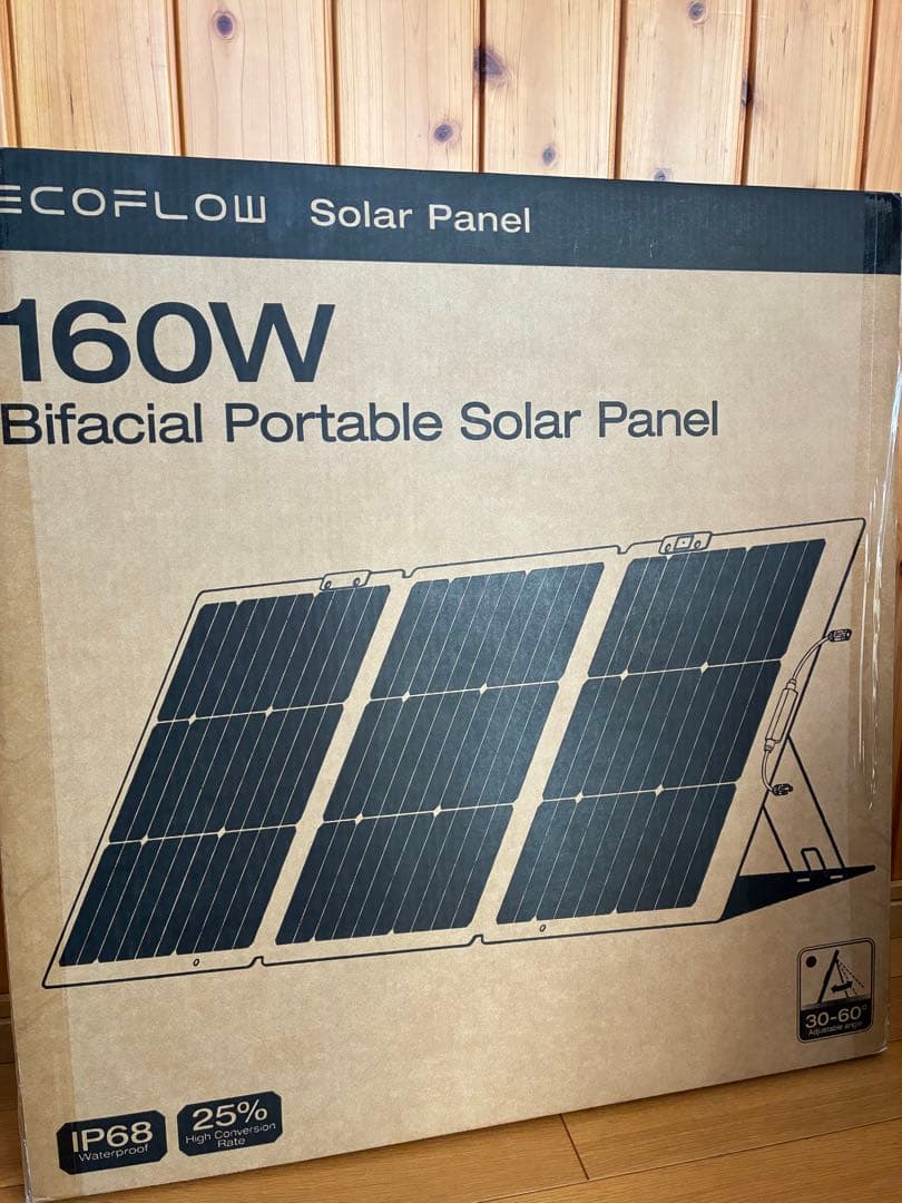 新品未開封　EcoFlow エコフロー ソーラーパネル 160W 片面 Gen2