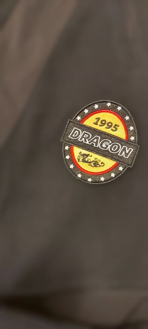 冬用　DRAGON ブラックパンツ　ジョガーパンツ