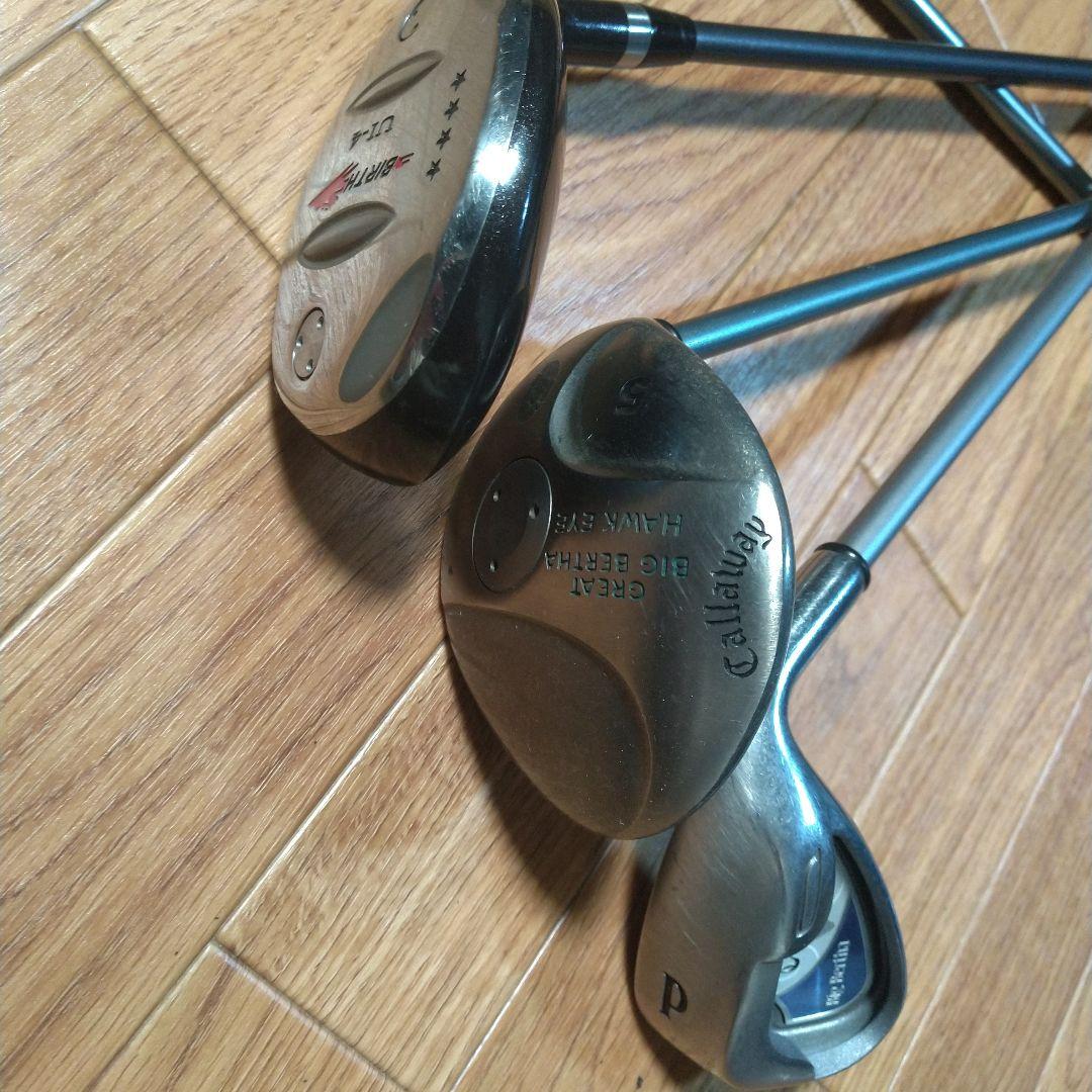 BURBERRY ゴルフバッグ クラブ11本 セット KS030