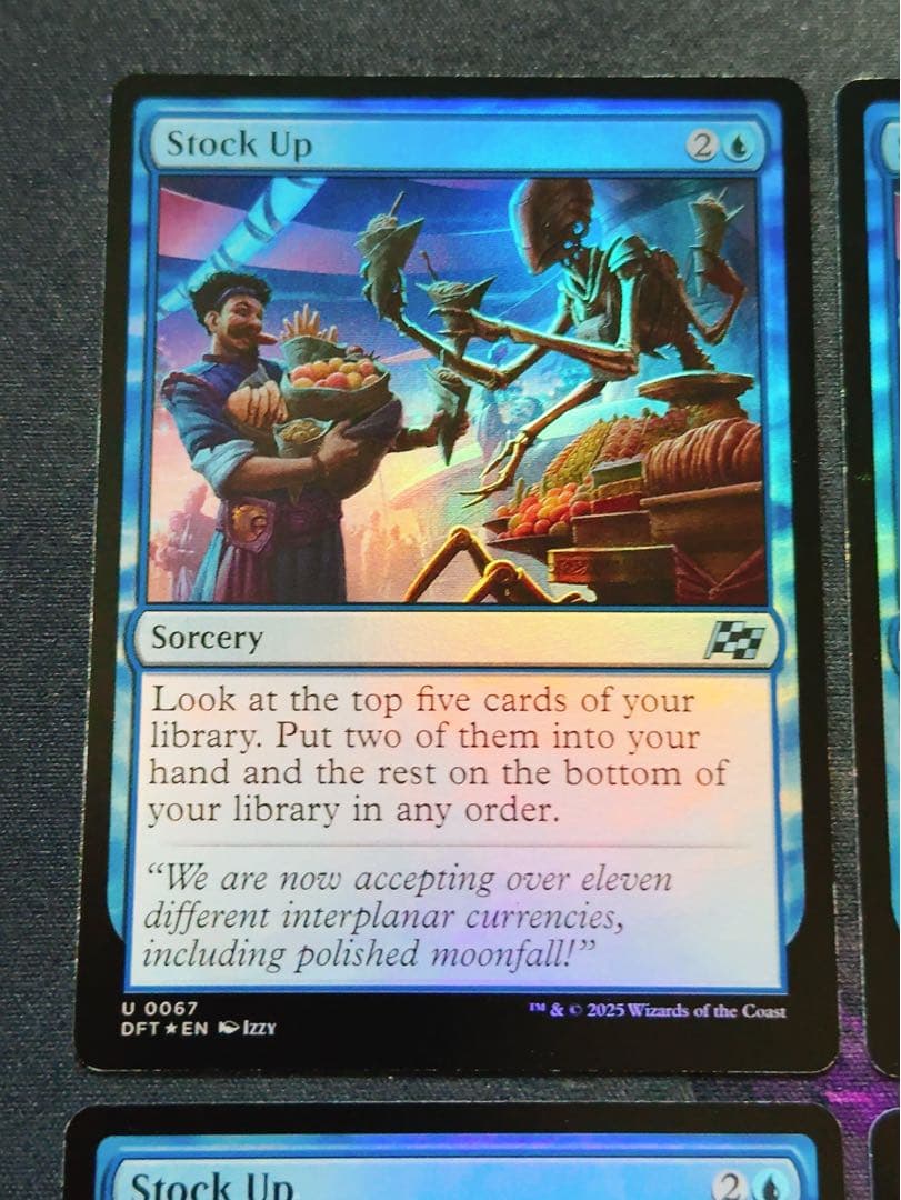 【foil】食糧補充　英語　4枚セット