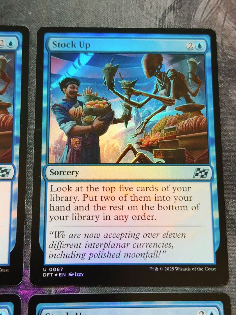 【foil】食糧補充　英語　4枚セット