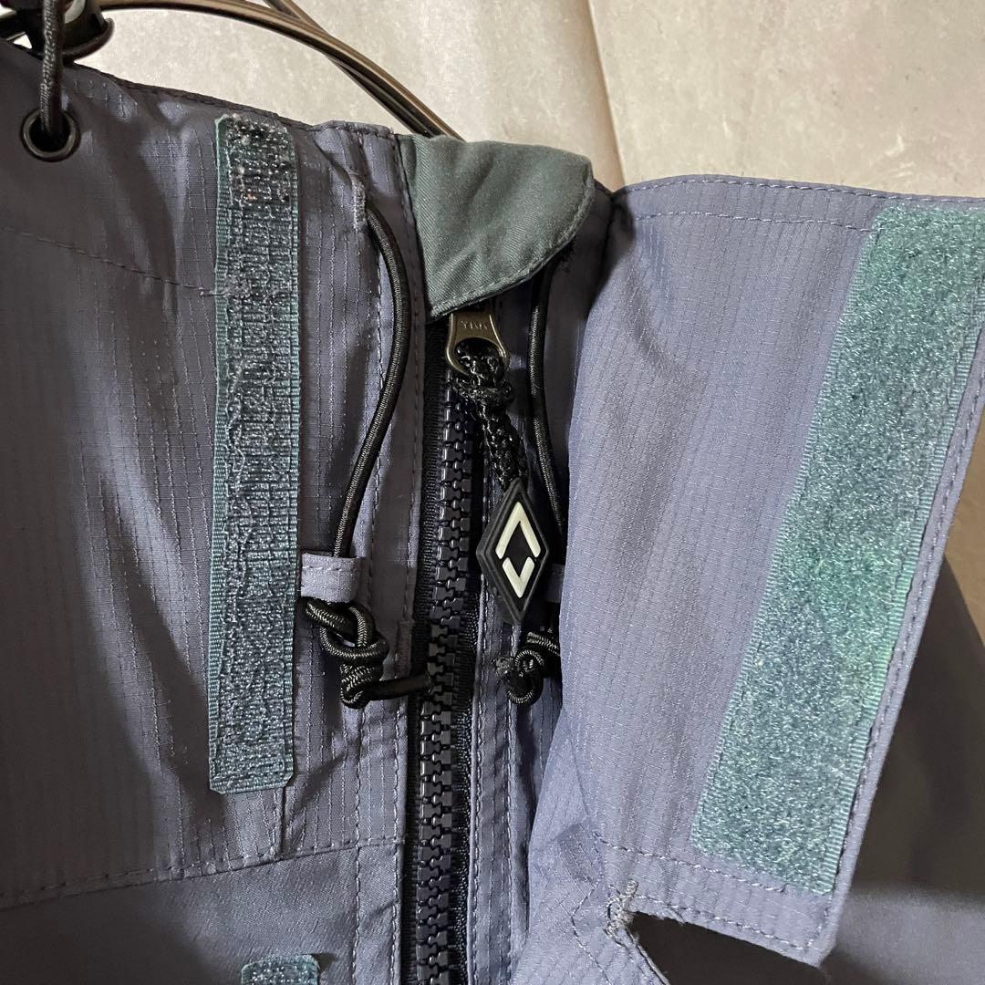 Burtonバートンスキーウェアスノーボードジャケットパーカー紺ネイビー黄色希少