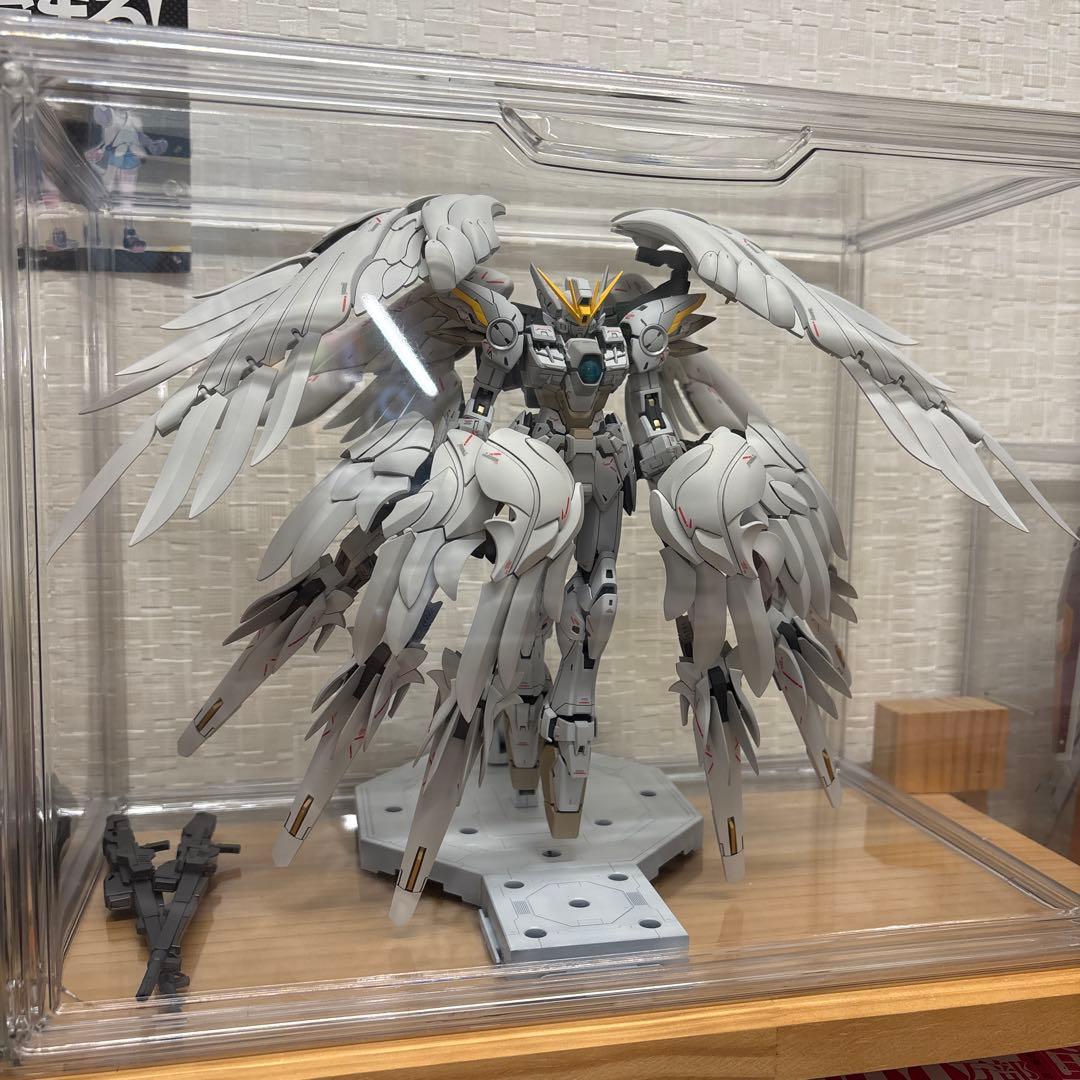 MGウイングガンダムゼロVer.Ka スノーホワイトプレリュード 全塗装 完成品