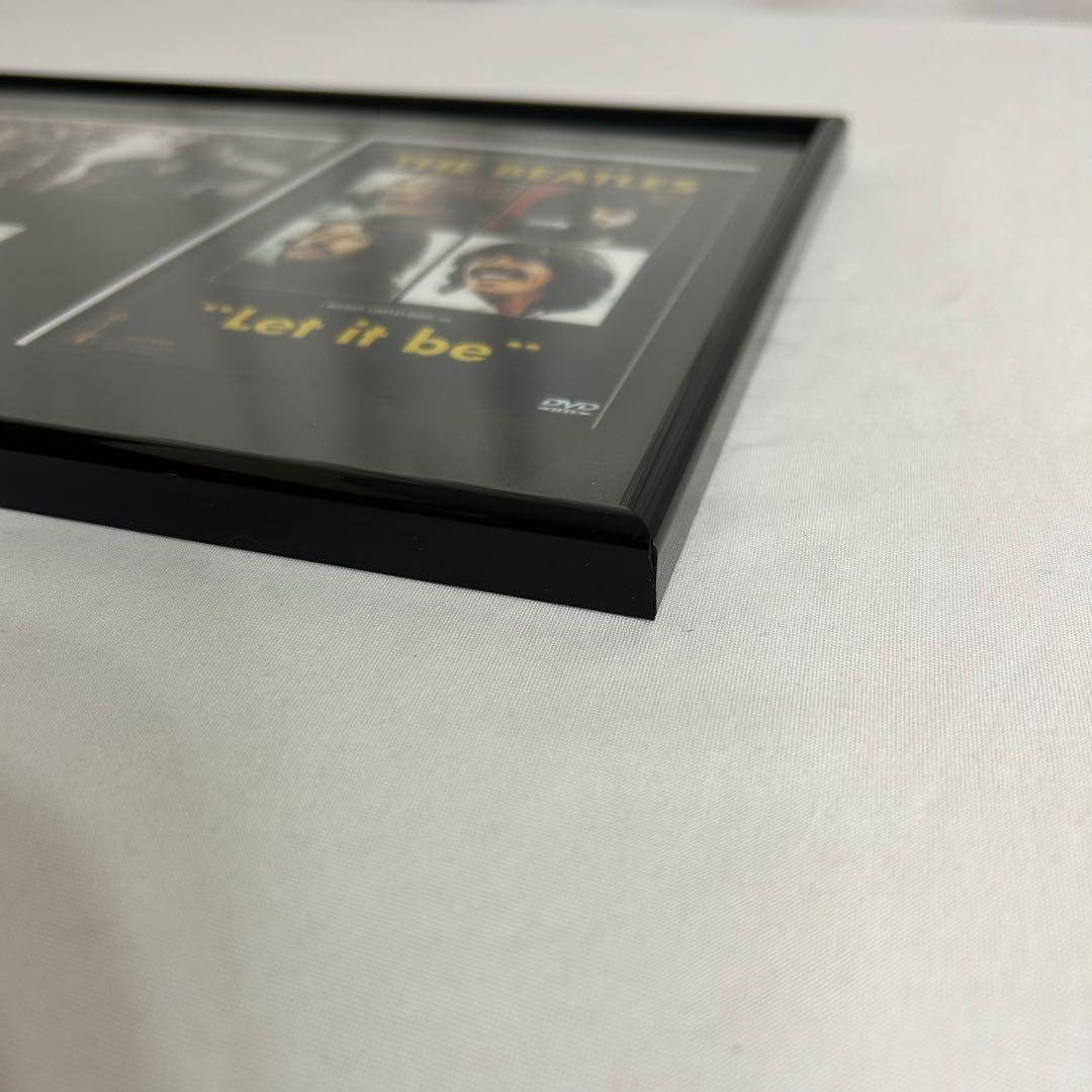 ビートルズ サイン 証明書付 4人 レットイットビー 額縁