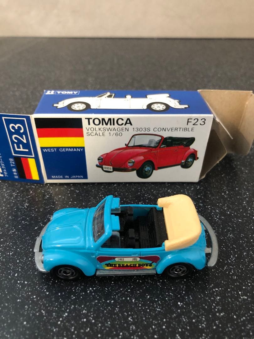 高島屋 特注 トミカ 青箱 F23 フォルクスワーゲン1303S コンバーチブル