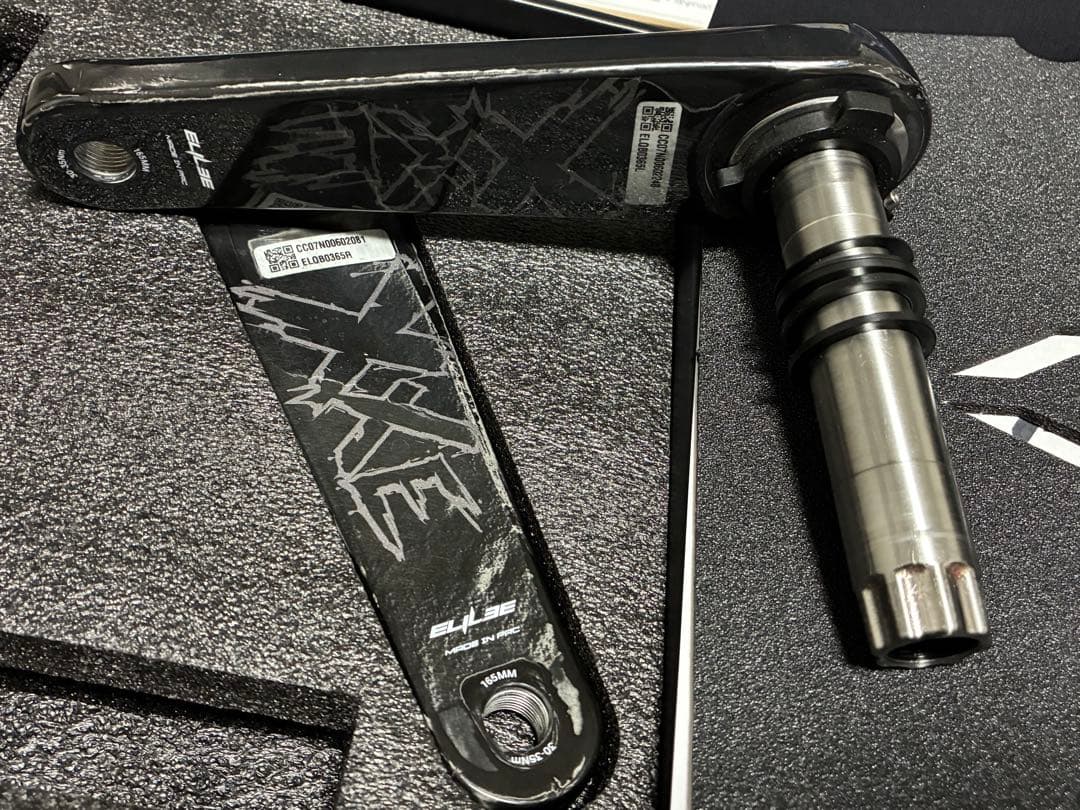 ELILEEクランクアーム 165mm チタン　24mm